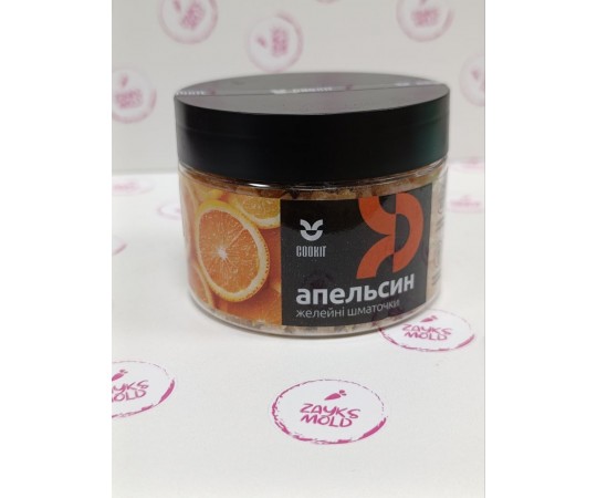 Желейні шматочки 140 гр апельсин