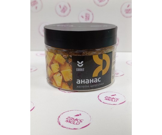 Желейні шматочки 140 гр ананас
