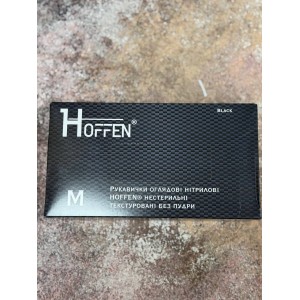 Рукавички нітрилові M Hoffen 50пар 13301M