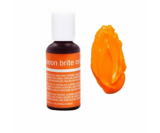 Барвник гелевий Neon Brite Orange 20 г Chefmaster