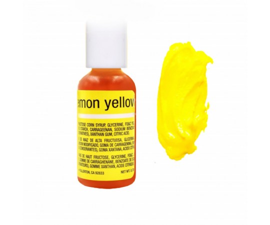 Барвник гелевий Lemon Yellow 20 г Chefmaster
