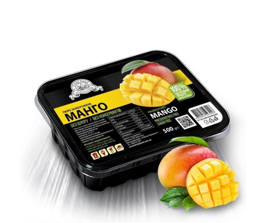 Пюре заморожене Манго пюре  0,5 кг 