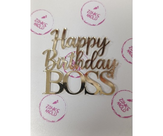 Топер бічний Happy birthday босс бенто