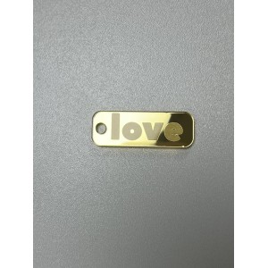 Бірка Love акрил зап