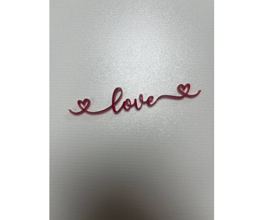 Напис love акрил зап