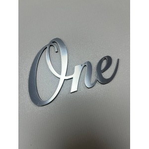 Срібний топер one з полістеролу Slado