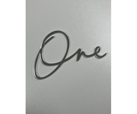 Топер боковий One срібло