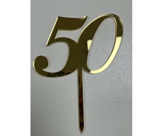 Акрилова цифра 50 зап