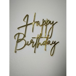 Топер боковий happy birthday 48
