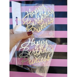 Топер боковий Happy birthday princess