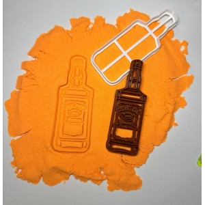Набір форма та штамп для пряників Jack Daniel (11,6 х 4,5см)