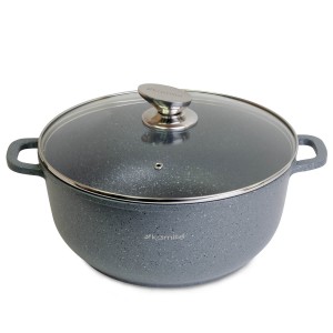 Каструля з кришкою та антипригарним покриттям 6.5 л Kamille KM-4426