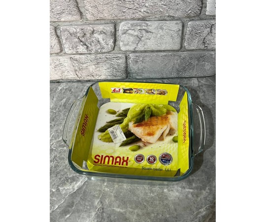 Форма скло квадрат 1,6  Simax 7286